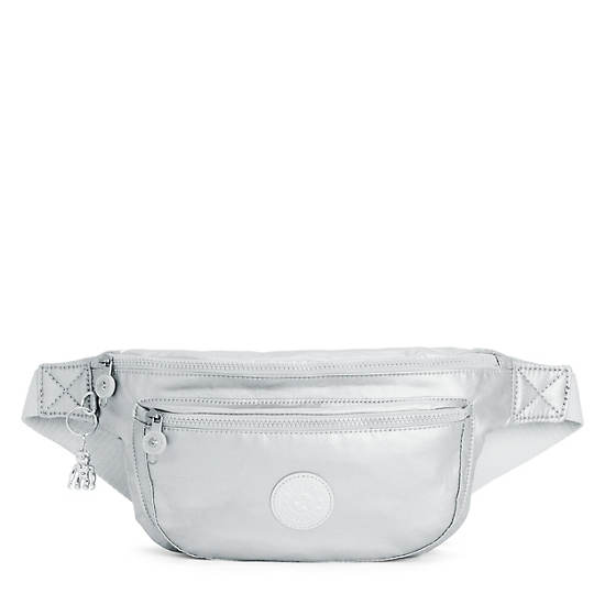 Kipling Yasemina Extra Large Metallic Midja Pack Väska Silver | SE 1042CT